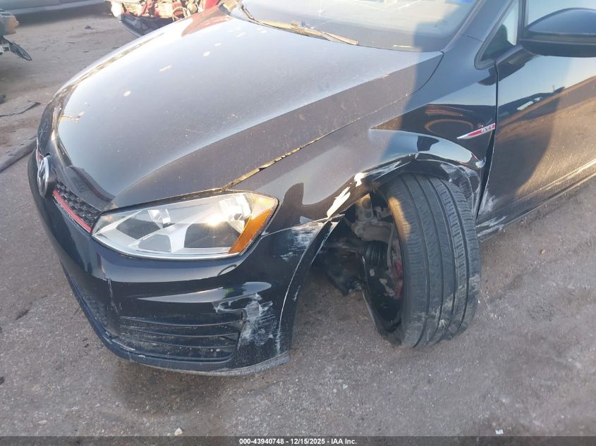 2017 Volkswagen Golf Gti Autobahn 4-Door/S 4-Door/Se 4-Door/Sport VIN: 3VW4T7AU1HM017804 Lot: 43940748
