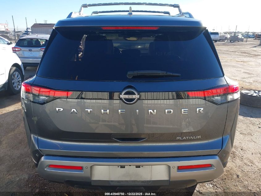 2022 Nissan Pathfinder Platinum 2Wd VIN: 5N1DR3DG0NC262599 Lot: 43940750