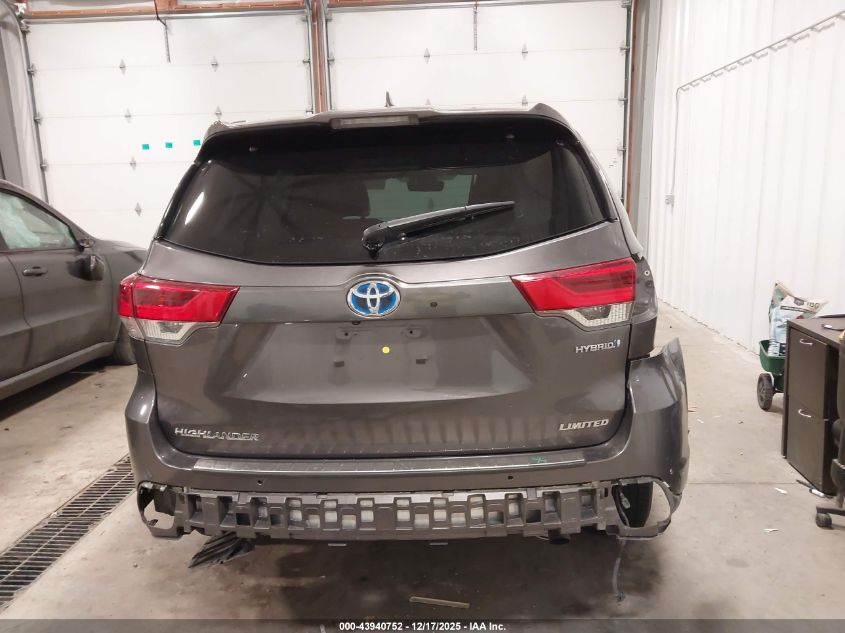 2019 Toyota Highlander Hybrid Limited VIN: 5TDDGRFH4KS057123 Lot: 43940752