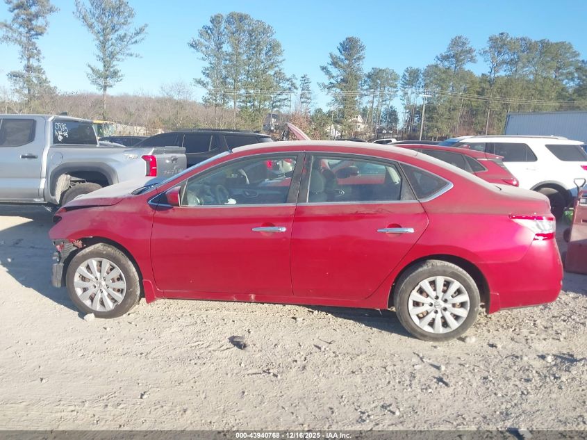 2014 Nissan Sentra Sv VIN: 3N1AB7AP0EY275905 Lot: 43940768