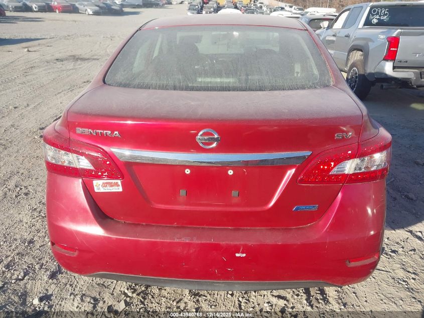 2014 Nissan Sentra Sv VIN: 3N1AB7AP0EY275905 Lot: 43940768