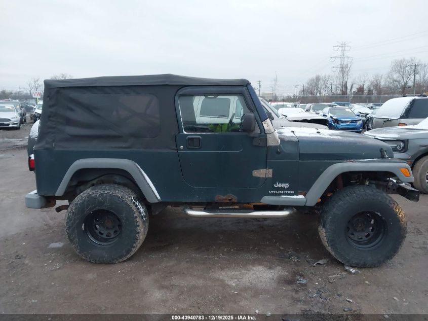 2006 Jeep Wrangler Unlimited VIN: 1J4FA44S06P713887 Lot: 43940783