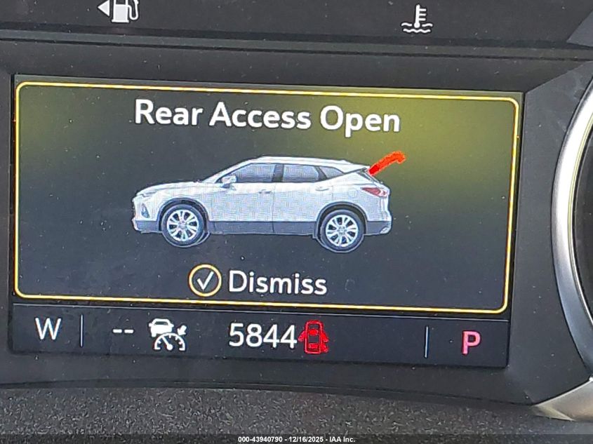 2025 Chevrolet Blazer Fwd 2Lt VIN: 3GNKBCR40SS225368 Lot: 43940790