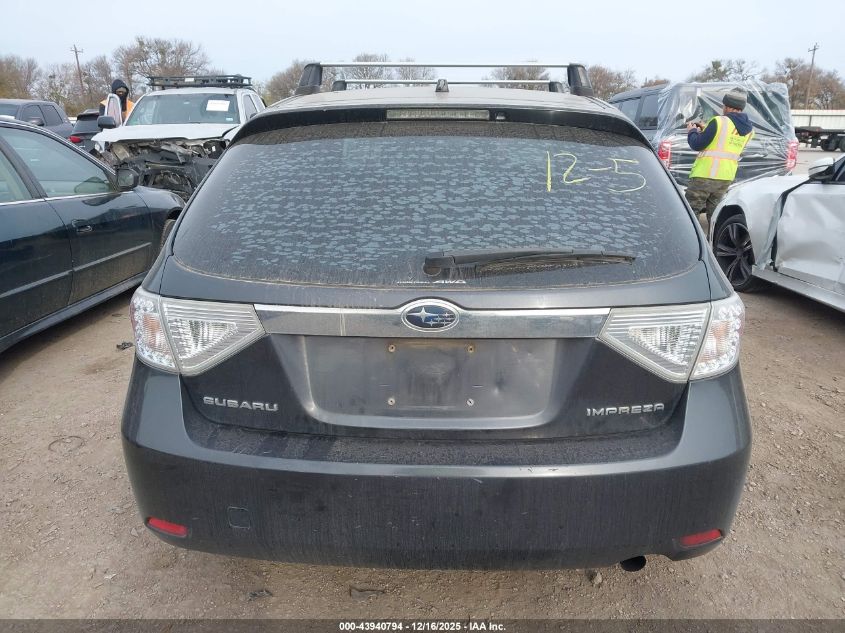 2008 Subaru Impreza 2.5I VIN: JF1GH61628G834695 Lot: 43940794