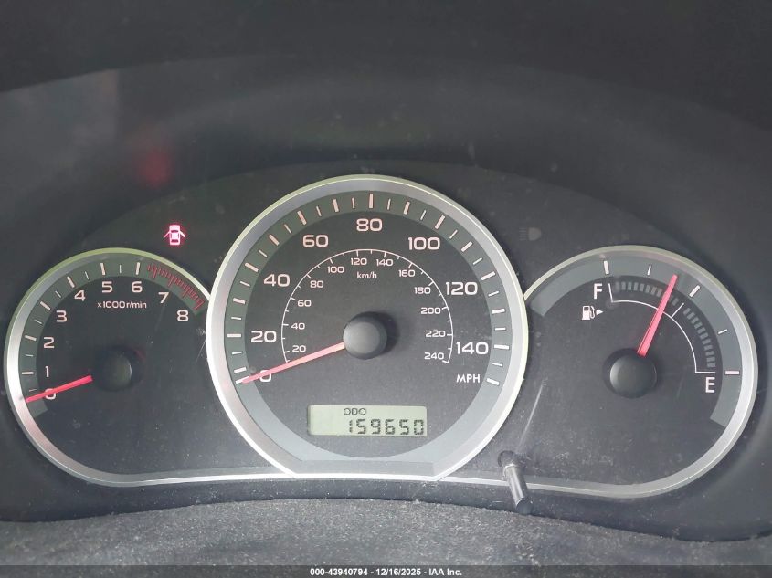 2008 Subaru Impreza 2.5I VIN: JF1GH61628G834695 Lot: 43940794