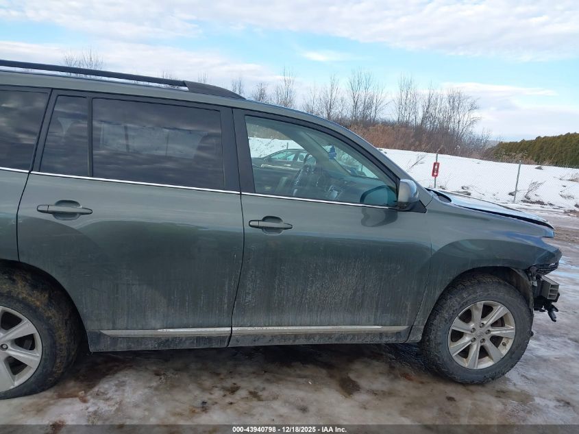 2013 Toyota Highlander Se V6 VIN: 5TDBK3EH8DS239172 Lot: 43940798