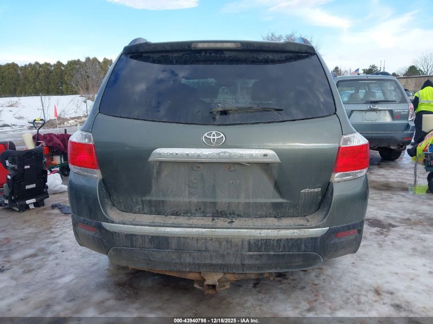 2013 Toyota Highlander Se V6 VIN: 5TDBK3EH8DS239172 Lot: 43940798