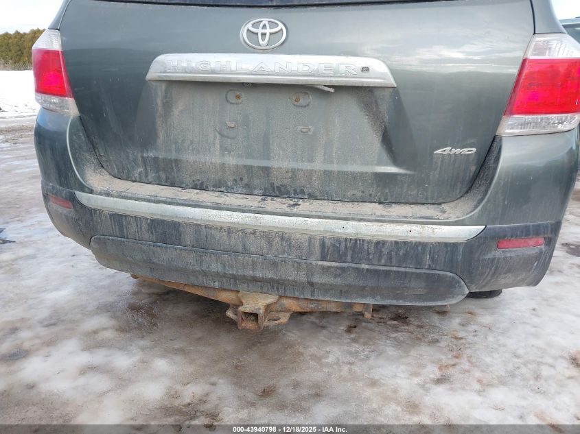 2013 Toyota Highlander Se V6 VIN: 5TDBK3EH8DS239172 Lot: 43940798