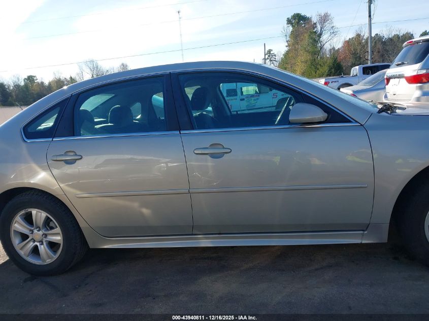 2012 Chevrolet Impala Ls VIN: 2G1WF5E31C1325010 Lot: 43940811