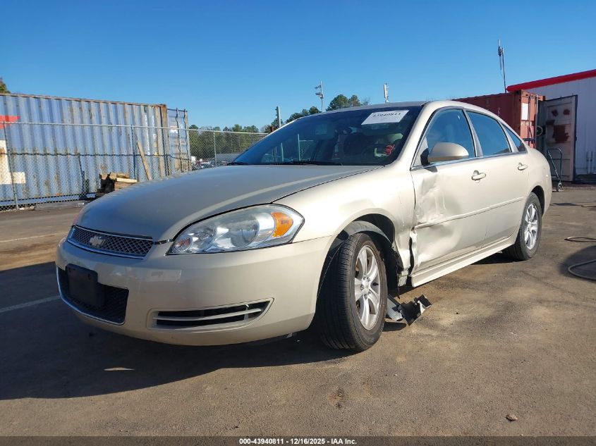 2012 Chevrolet Impala Ls VIN: 2G1WF5E31C1325010 Lot: 43940811