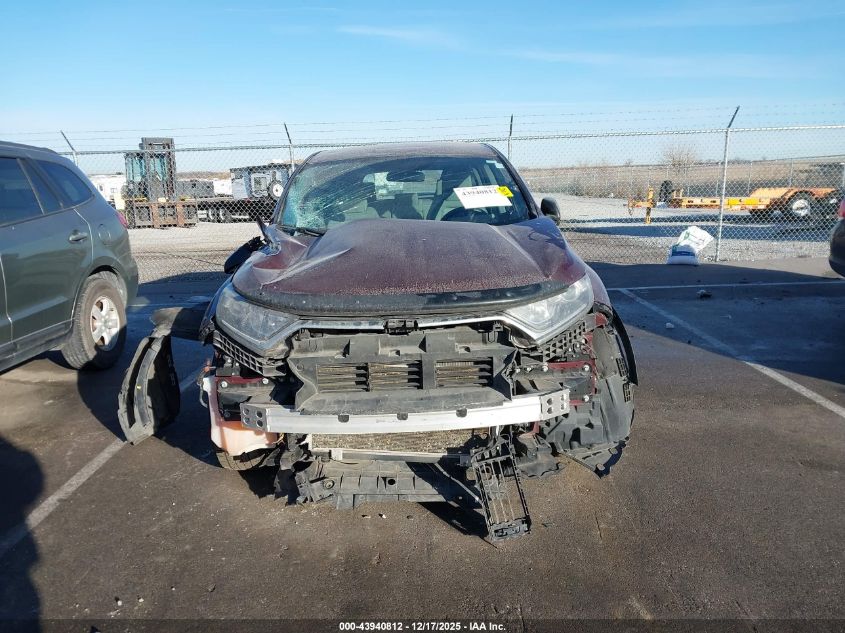 2018 Honda Cr-V Lx VIN: 2HKRW6H38JH221597 Lot: 43940812