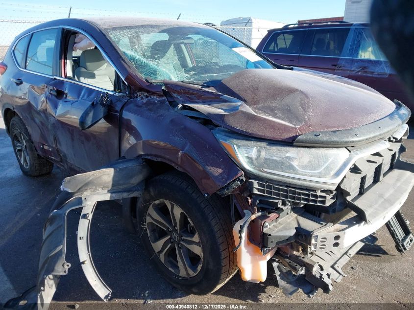 2018 Honda Cr-V Lx VIN: 2HKRW6H38JH221597 Lot: 43940812