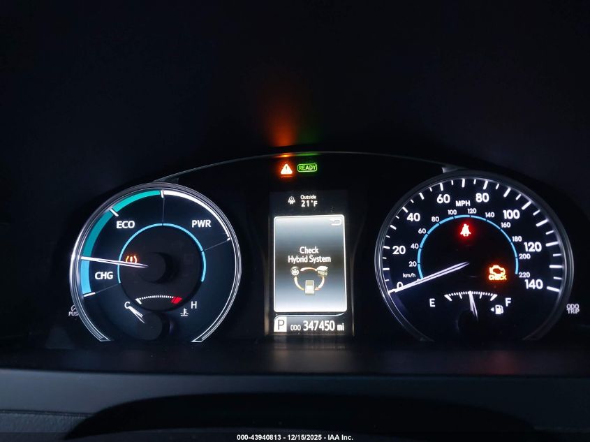 2015 Toyota Camry Hybrid Le VIN: 4T1BD1FKXFU171251 Lot: 43940813