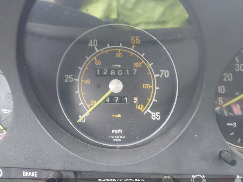 1981 Mercedes-Benz 380 Sl VIN: WDBBA45A0BB002089 Lot: 43940815