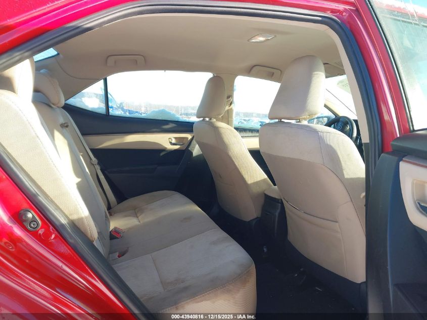 2016 Toyota Corolla Le VIN: 2T1BURHE6GC531186 Lot: 43940816