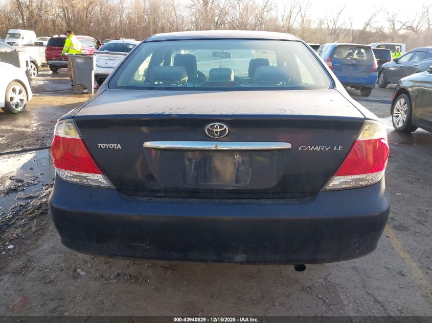 2005 Toyota Camry Le VIN: 4T1BE32K25U092184 Lot: 43940829