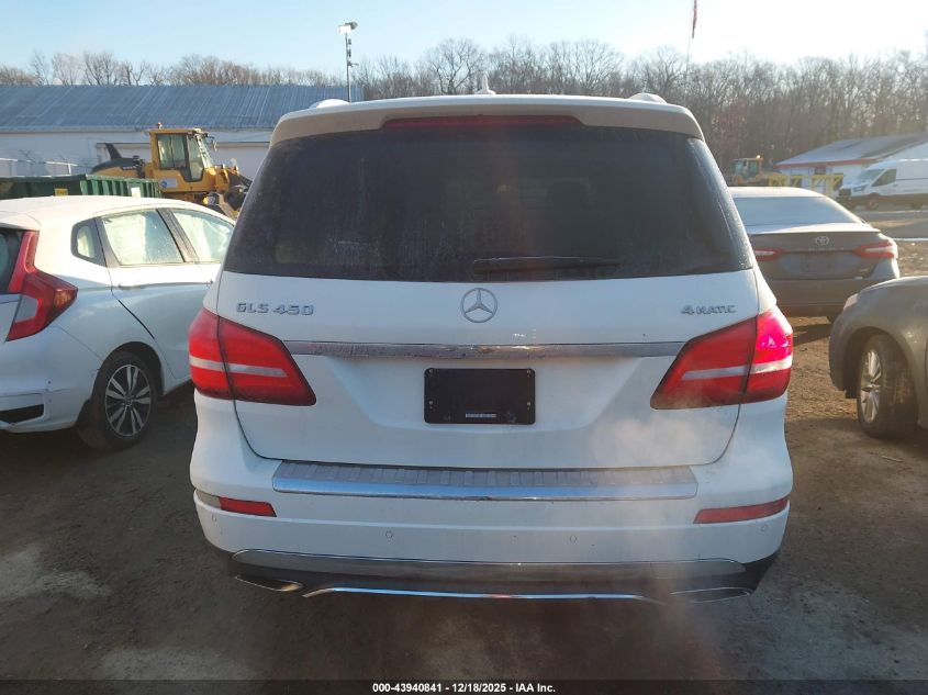 2017 Mercedes-Benz Gls 450 4Matic VIN: 4JGDF6EE3HA808562 Lot: 43940841