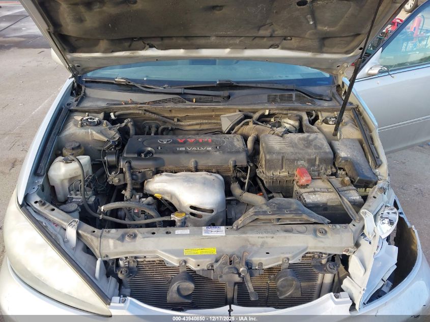 2005 Toyota Camry Xle VIN: 4T1BE32K25U393585 Lot: 43940850