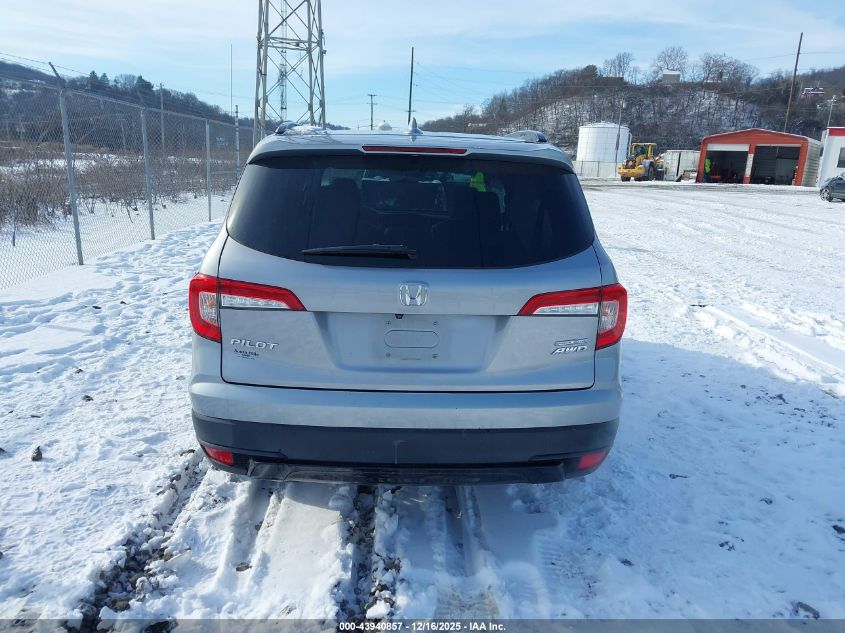 2021 Honda Pilot Awd Special Edition VIN: 5FNYF6H20MB034845 Lot: 43940857