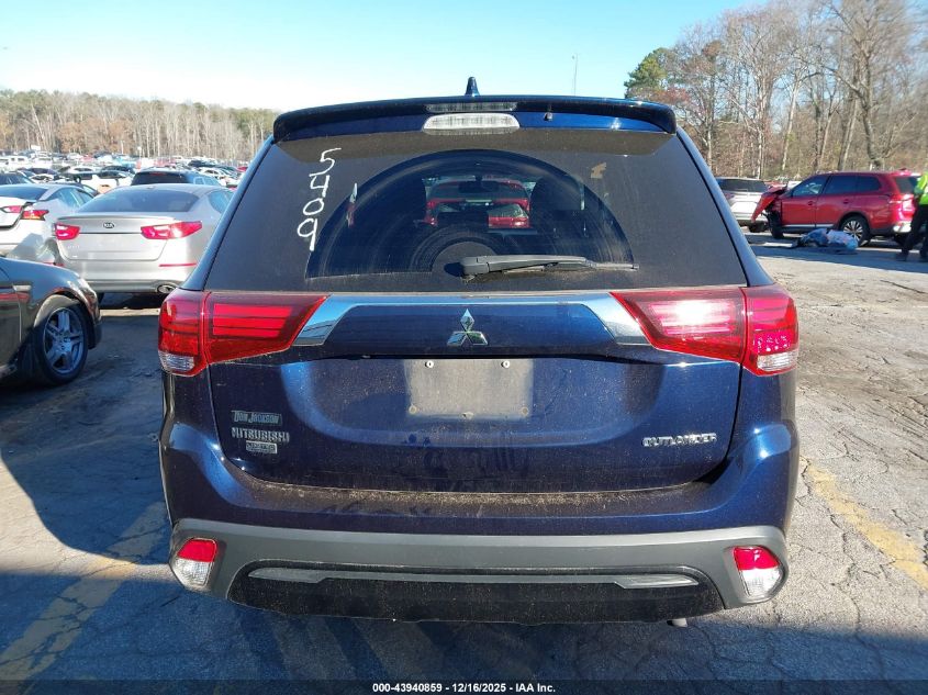 2019 Mitsubishi Outlander Le VIN: JA4AD3A39KZ025409 Lot: 43940859