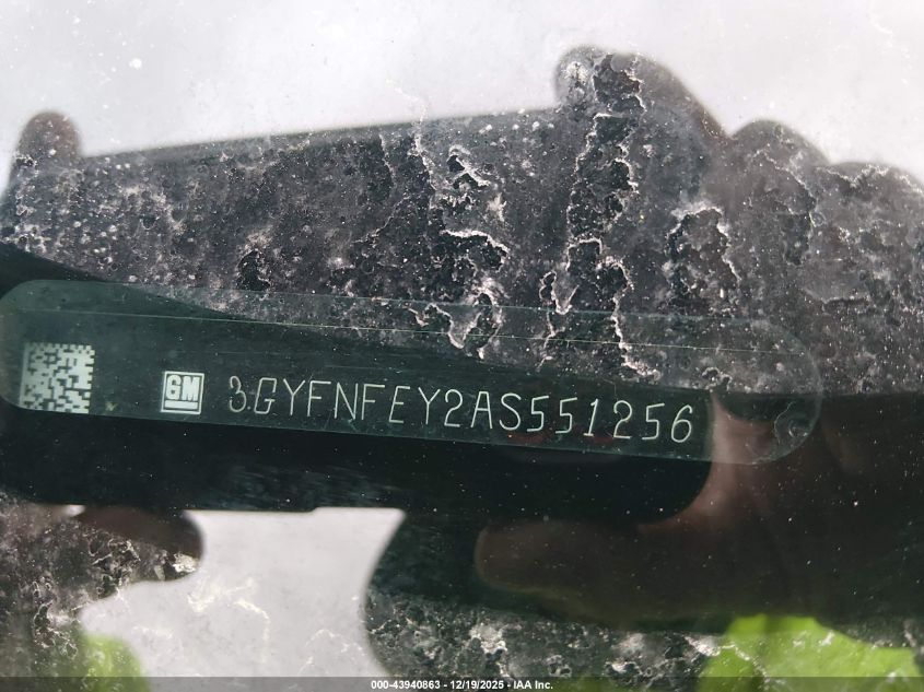 2010 Cadillac Srx Premium Collection VIN: 3GYFNFEY2AS551256 Lot: 43940863