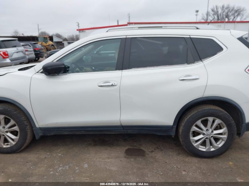 2016 Nissan Rogue Sv VIN: JN8AT2MV7GW154018 Lot: 43940876