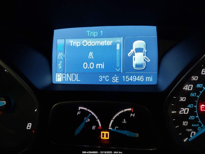 2012 Ford Focus Se VIN: 1FAHP3K20CL260597 Lot: 43940885