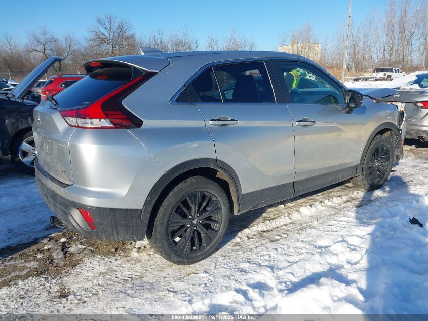 2022 Mitsubishi Eclipse Cross Le S-Awc VIN: JA4ATVAA9NZ055673 Lot: 43940901