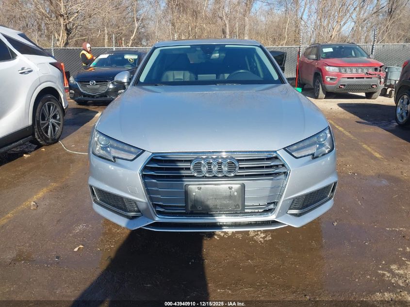 2019 Audi A4 40 Premium/40 Titanium Premium VIN: WAUGMAF46KA034831 Lot: 43940910