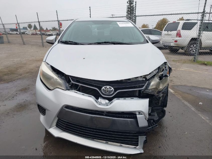 2016 Toyota Corolla Le VIN: 2T1BURHE8GC696964 Lot: 43940909