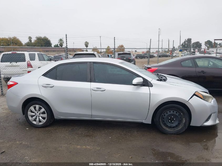 2016 Toyota Corolla Le VIN: 2T1BURHE8GC696964 Lot: 43940909
