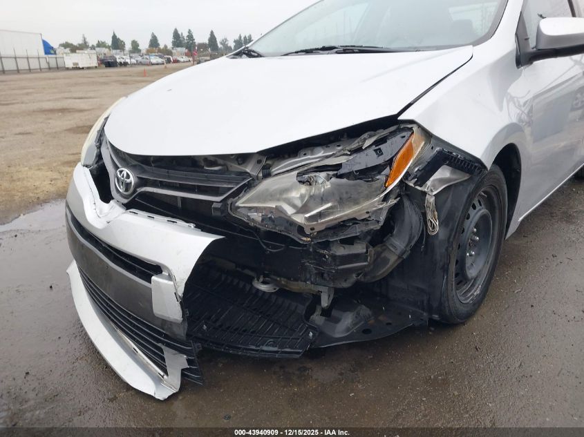 2016 Toyota Corolla Le VIN: 2T1BURHE8GC696964 Lot: 43940909