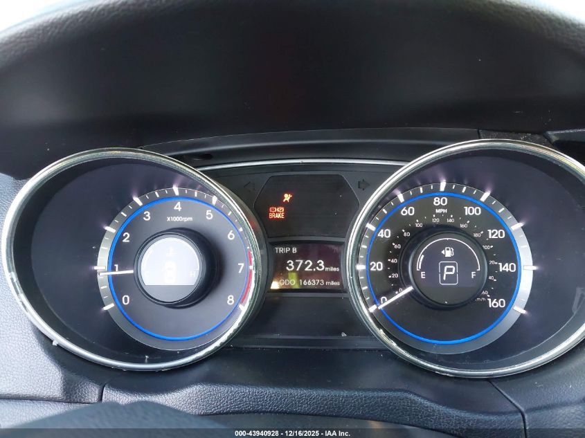 2012 Hyundai Sonata Limited VIN: 5NPEC4AC6CH392177 Lot: 43940928