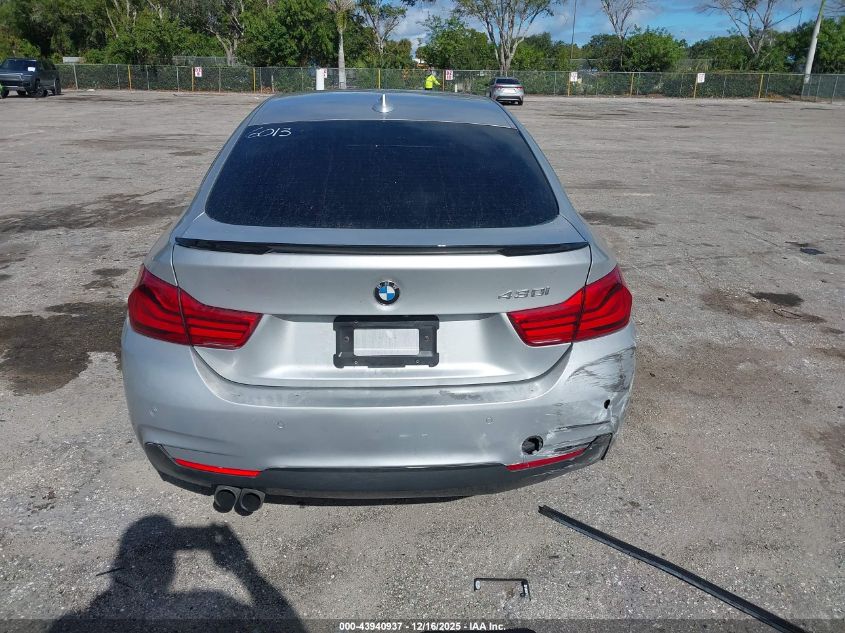 2018 BMW 430I Gran Coupe VIN: WBA4J1C59JBG76013 Lot: 43940937