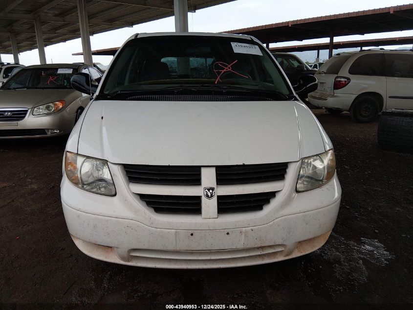 2005 Dodge Grand Caravan Se VIN: 1D4GP24R25B315542 Lot: 43940953