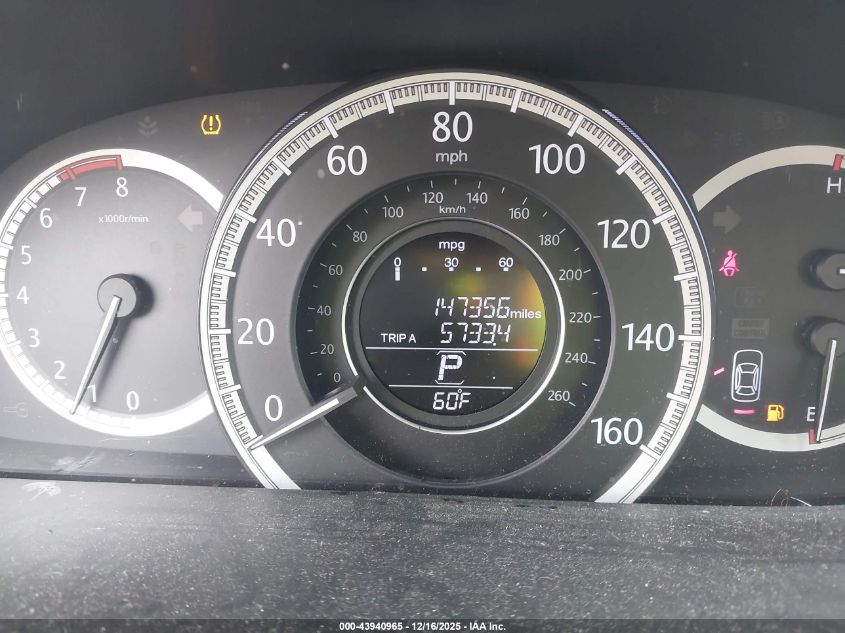 2013 Honda Accord Ex-L VIN: 1HGCR2F83DA095201 Lot: 43940965