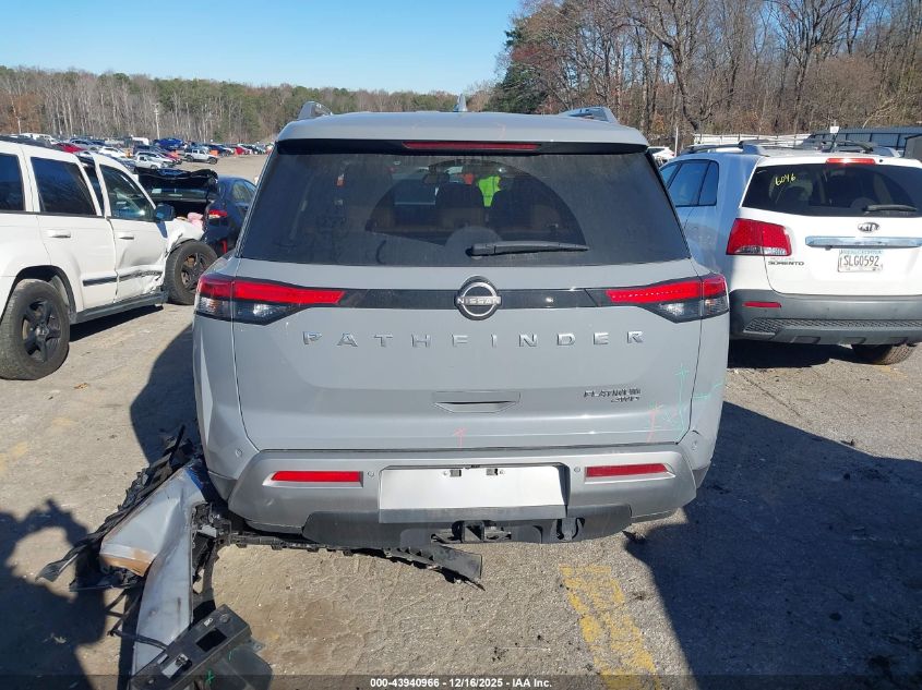 2022 Nissan Pathfinder Platinum 4Wd VIN: 5N1DR3DK2NC268943 Lot: 43940966