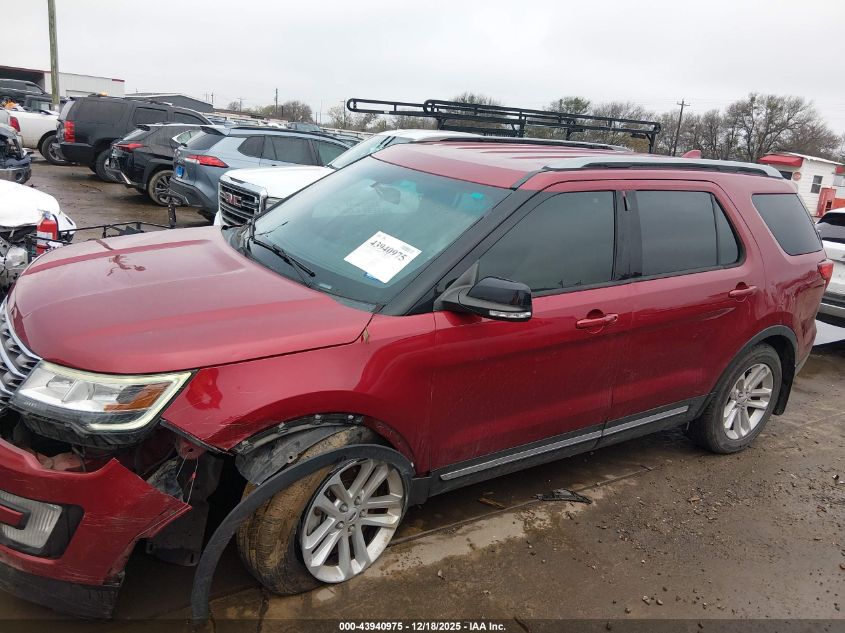 2017 Ford Explorer Xlt VIN: 1FM5K7D80HGA68743 Lot: 43940975