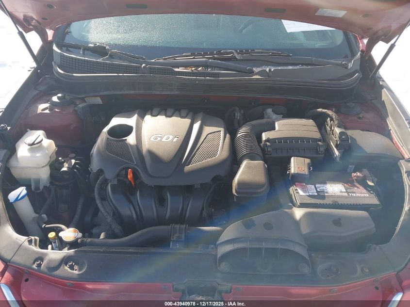 2012 Hyundai Sonata Gls VIN: 5NPEB4AC3CH479098 Lot: 43940978