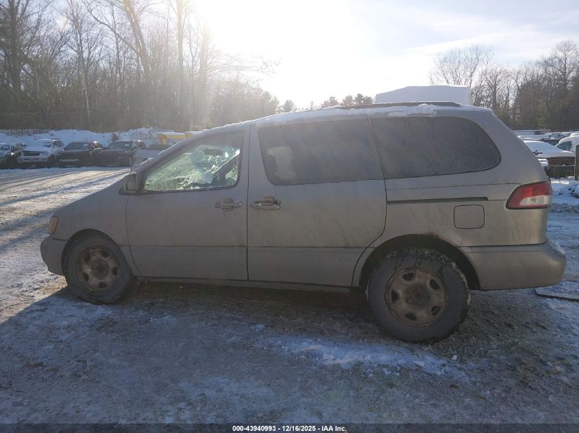 2002 Toyota Sienna Le VIN: 4T3ZF13C72U450955 Lot: 43940993