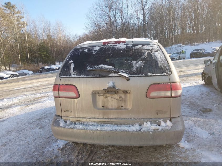 2002 Toyota Sienna Le VIN: 4T3ZF13C72U450955 Lot: 43940993