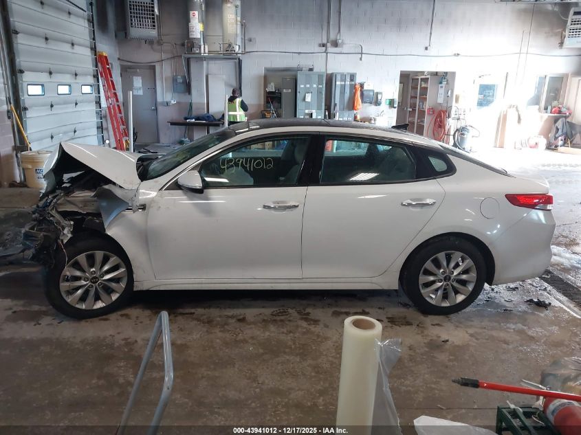 2017 Kia Optima Ex VIN: 5XXGU4L37HG158135 Lot: 43941012