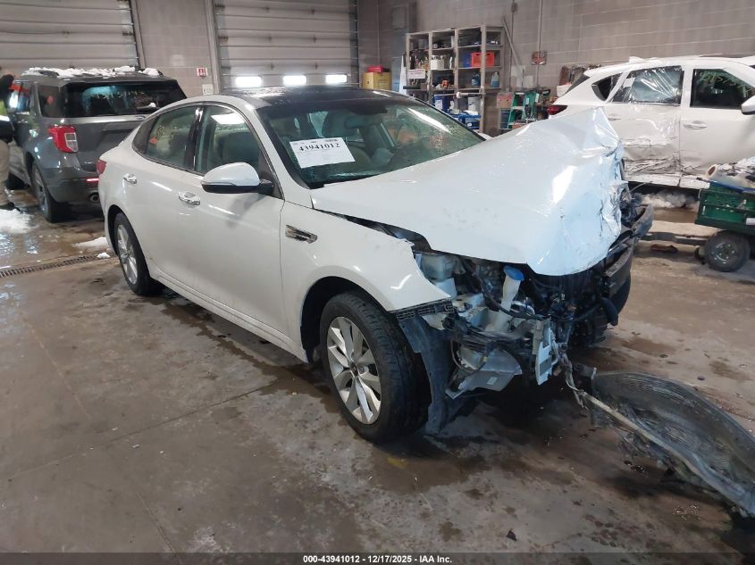 2017 Kia Optima Ex VIN: 5XXGU4L37HG158135 Lot: 43941012