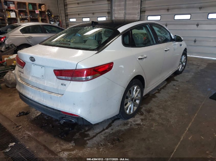 2017 Kia Optima Ex VIN: 5XXGU4L37HG158135 Lot: 43941012