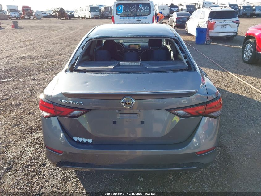 2020 Nissan Sentra S Xtronic Cvt VIN: 3N1AB8BV9LY219297 Lot: 43941019