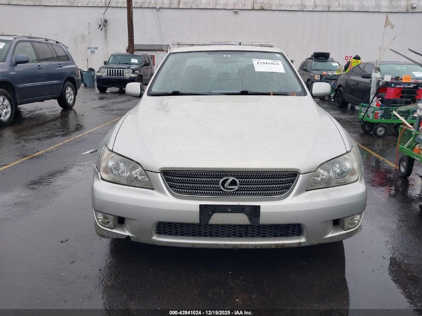 2001 Lexus Is 300 VIN: JTHBD182310017318 Lot: 43941024