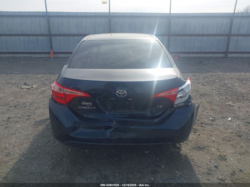 2019 Toyota Corolla Le VIN: 5YFBURHE5KP949991 Lot: 43941028