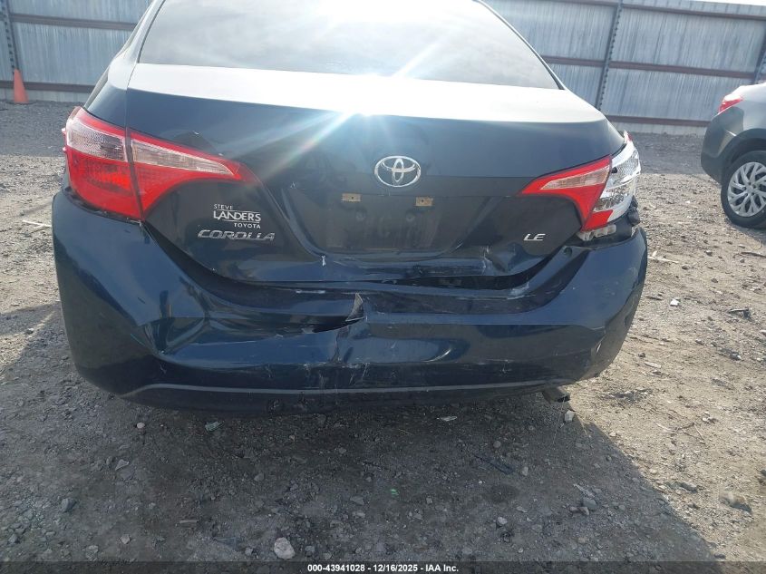 2019 Toyota Corolla Le VIN: 5YFBURHE5KP949991 Lot: 43941028