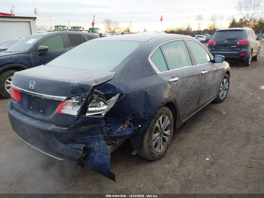 2013 Honda Accord Lx VIN: 1HGCR2F34DA262444 Lot: 43941026
