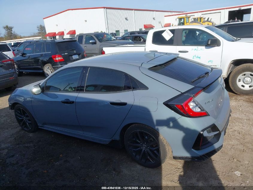 2021 Honda Civic Sport VIN: SHHFK7H44MU208828 Lot: 43941036